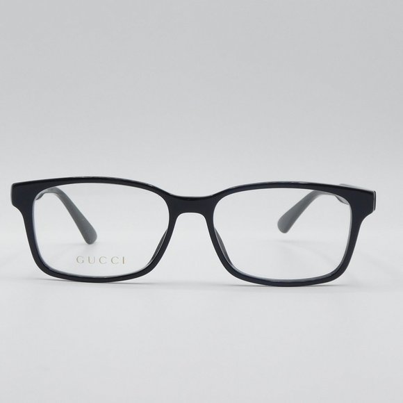 Gucci Dark Gray Rectangular Glasses - Picture 2 of 10